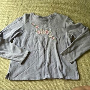 Basic Editions Vintage Embroidered Sweatshirt